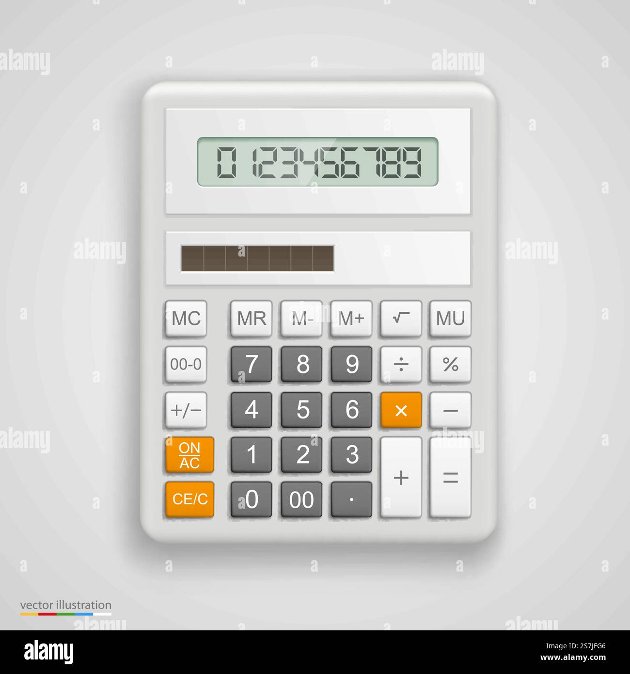 Vector illustration calculator tool. Vector illustration art. Vector ...