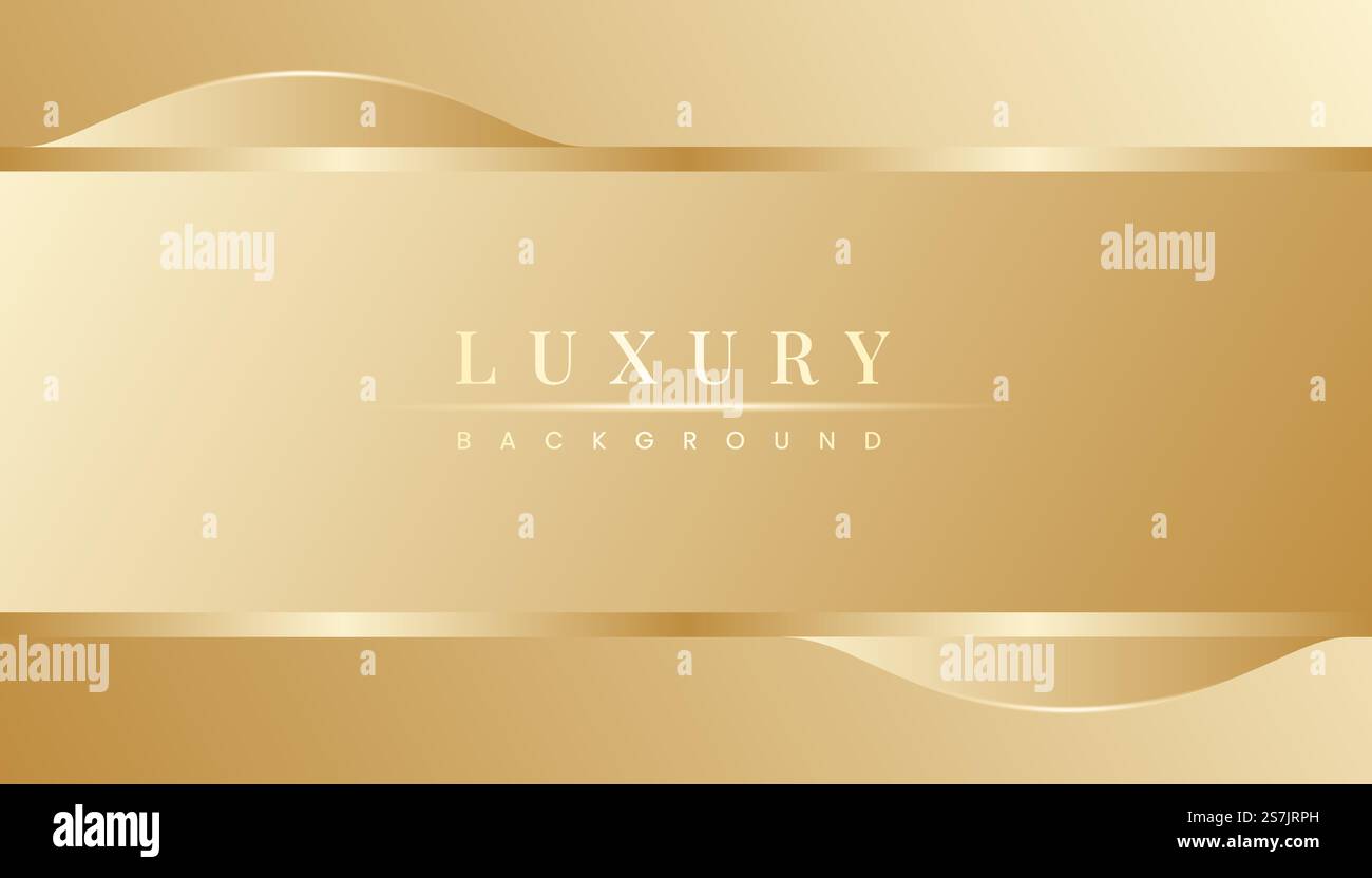 Abstract gold luxury background with dynamic waves for your banner or ...