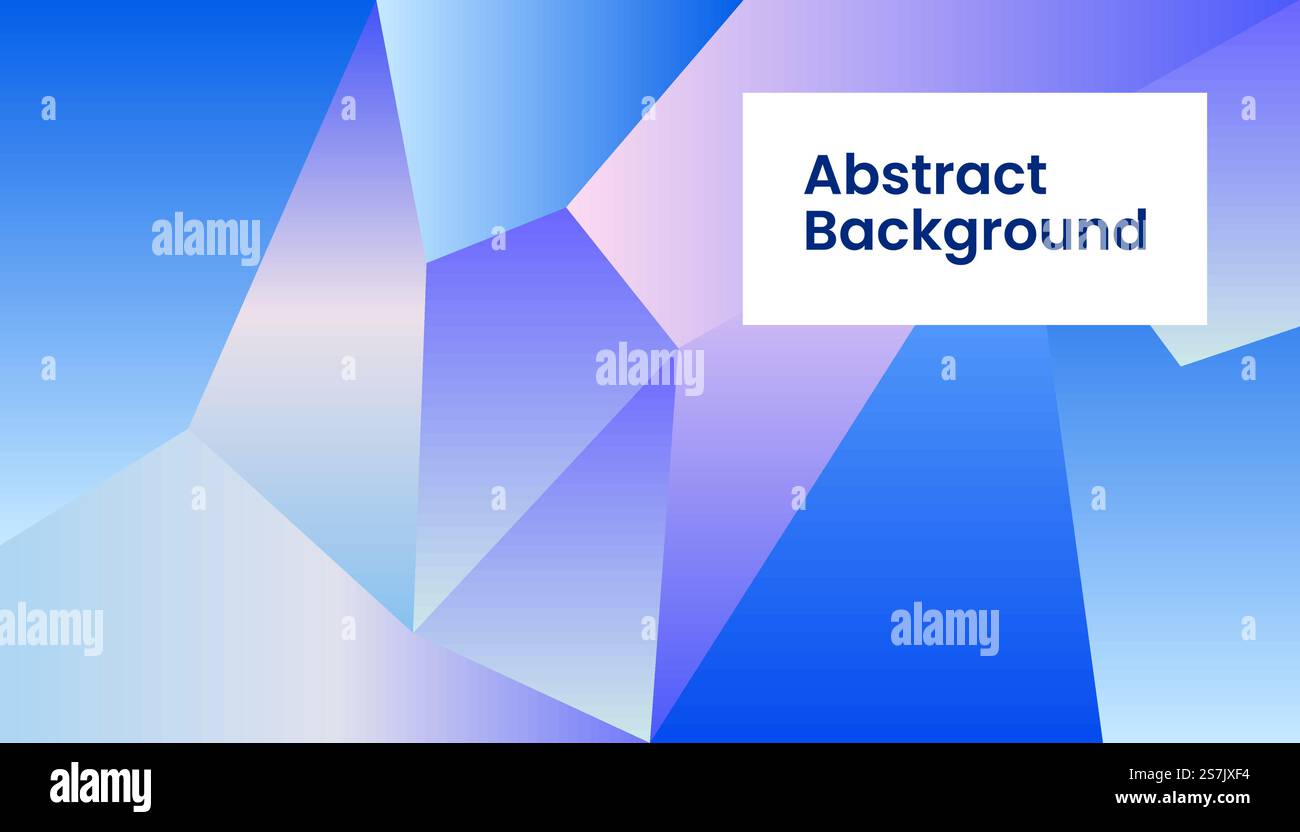 Abstract low poly blue gradient background design Stock Vector Image ...