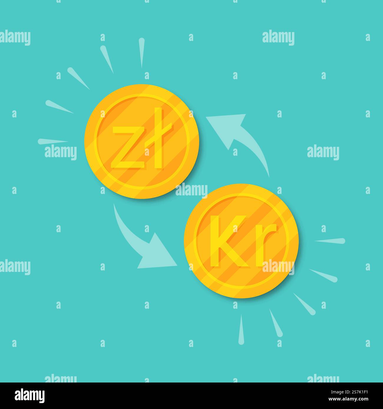 Krone exchange rate Stock Vector Images - Alamy