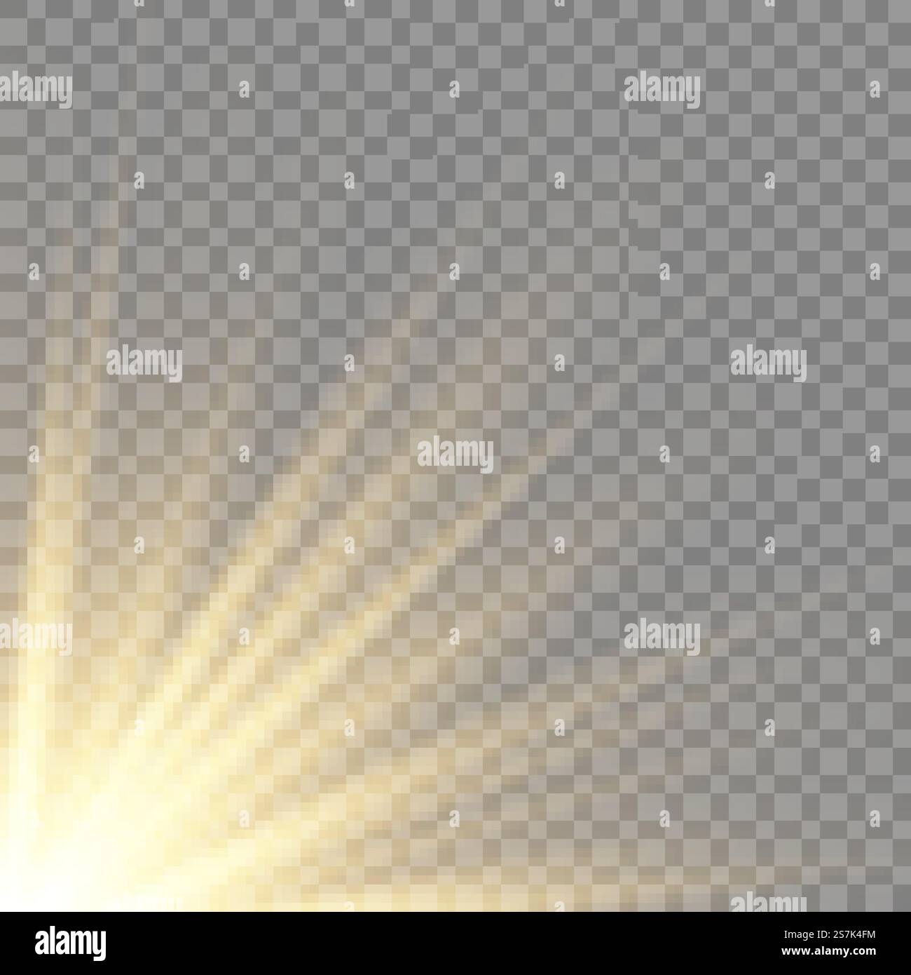 Lens Effect Vector Vector transparent sunlight special lens flash light effect.front sun ...