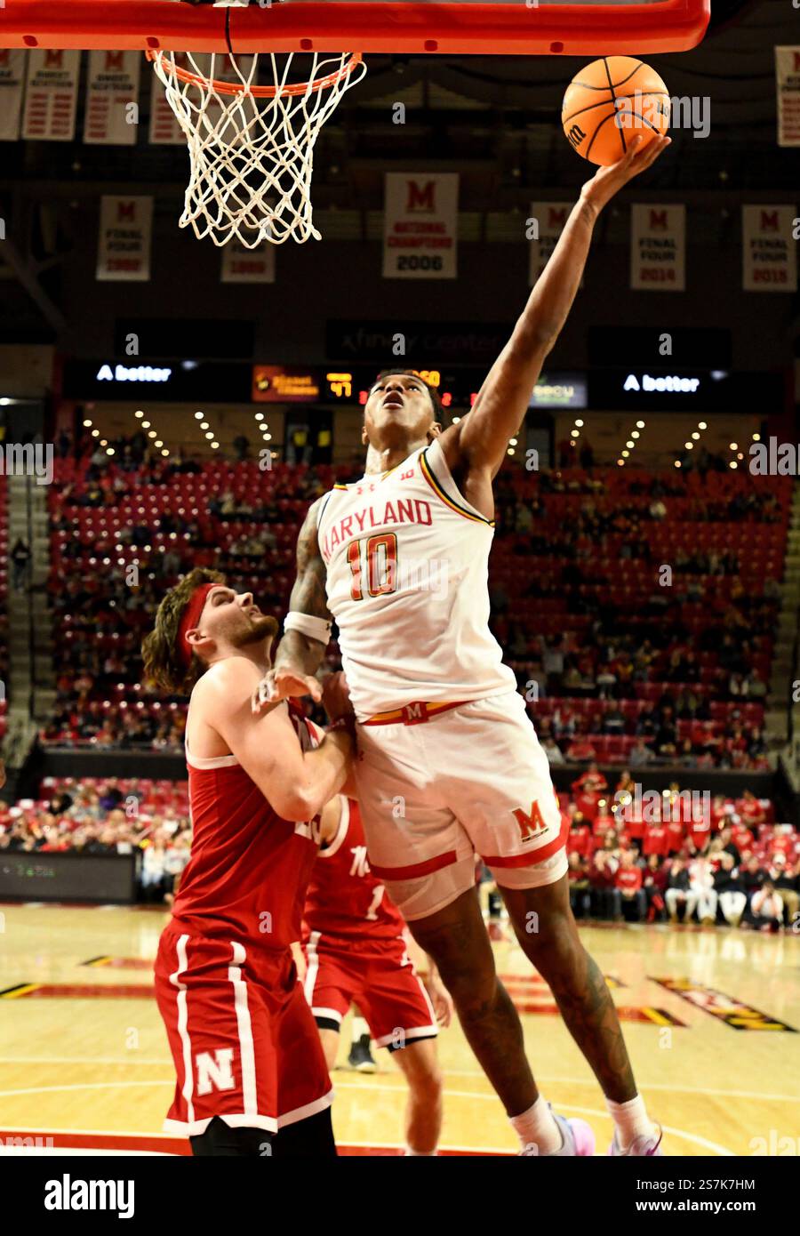 COLLEGE PARK, MD - JANUARY 19: Maryland Terrapins forward Julian Reese ...