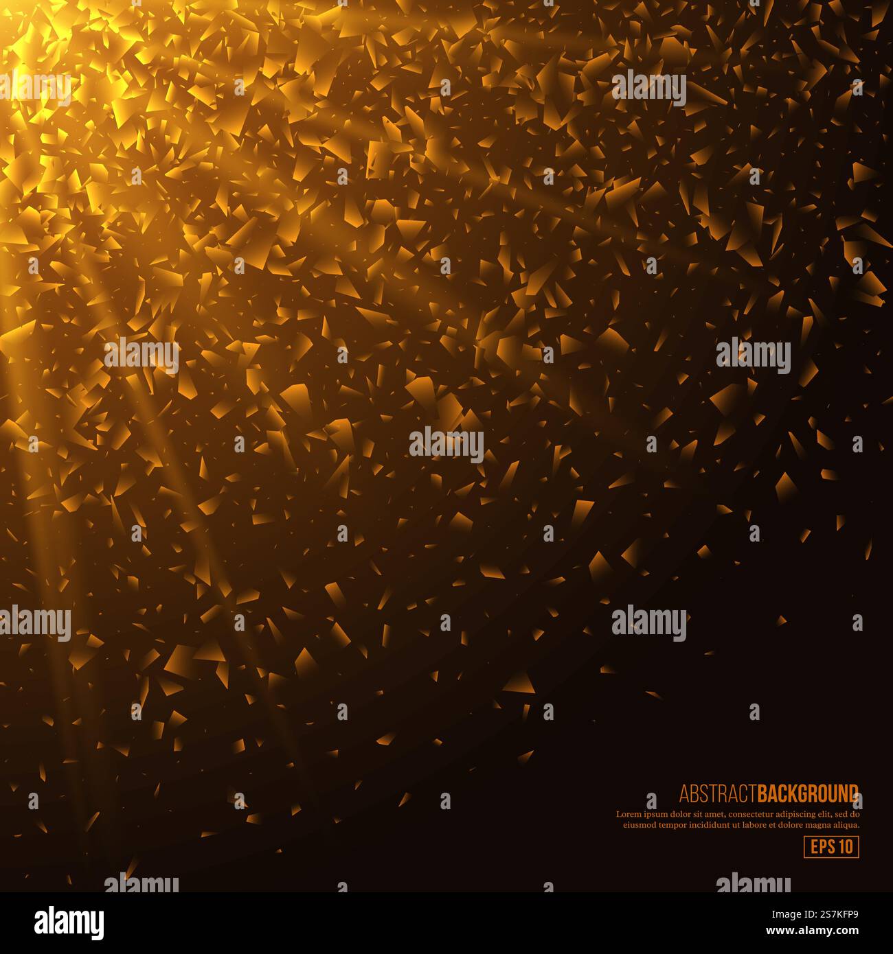 3D illuminated abstract explosion, glowing particles. Sunlight neon ...