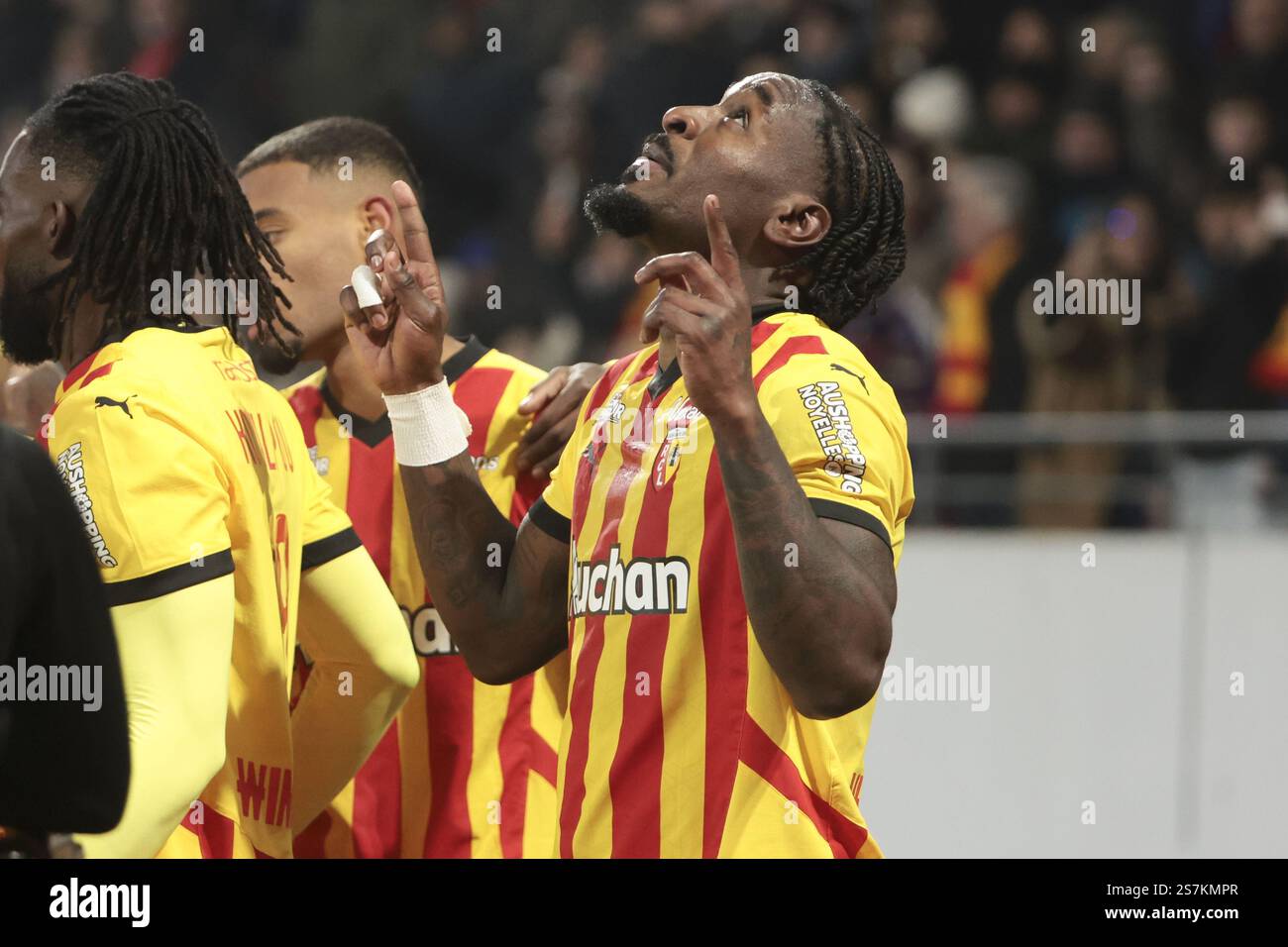 FAN638 - FANION CLUB DE FOOTBALL RACING CLUB DE LENS - STADE BOLLAERT