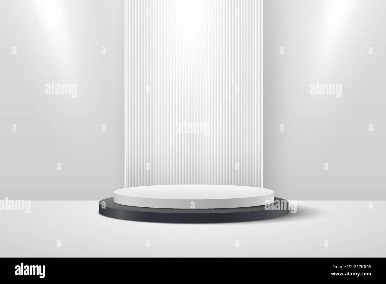 Abstract round display for product on website in modern. Modern ...