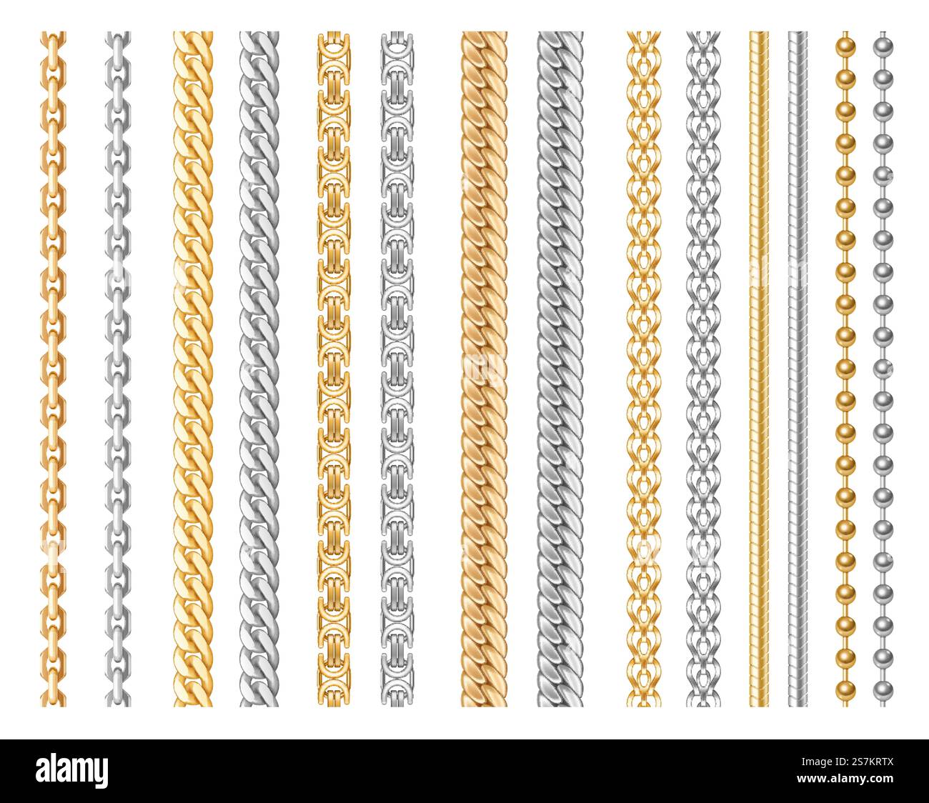Rusty chain isolated Stock Vector Images - Alamy