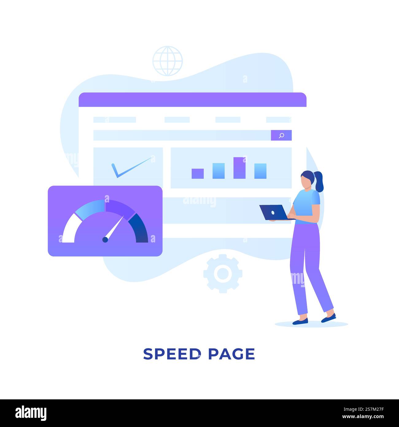 Site speed optimization Cut Out Stock Images & Pictures - Alamy