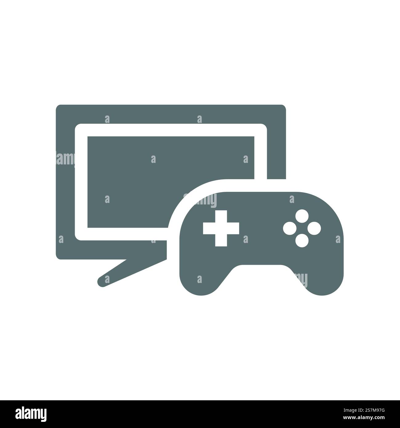 Black gaming icon hi-res stock photography and images - Alamy