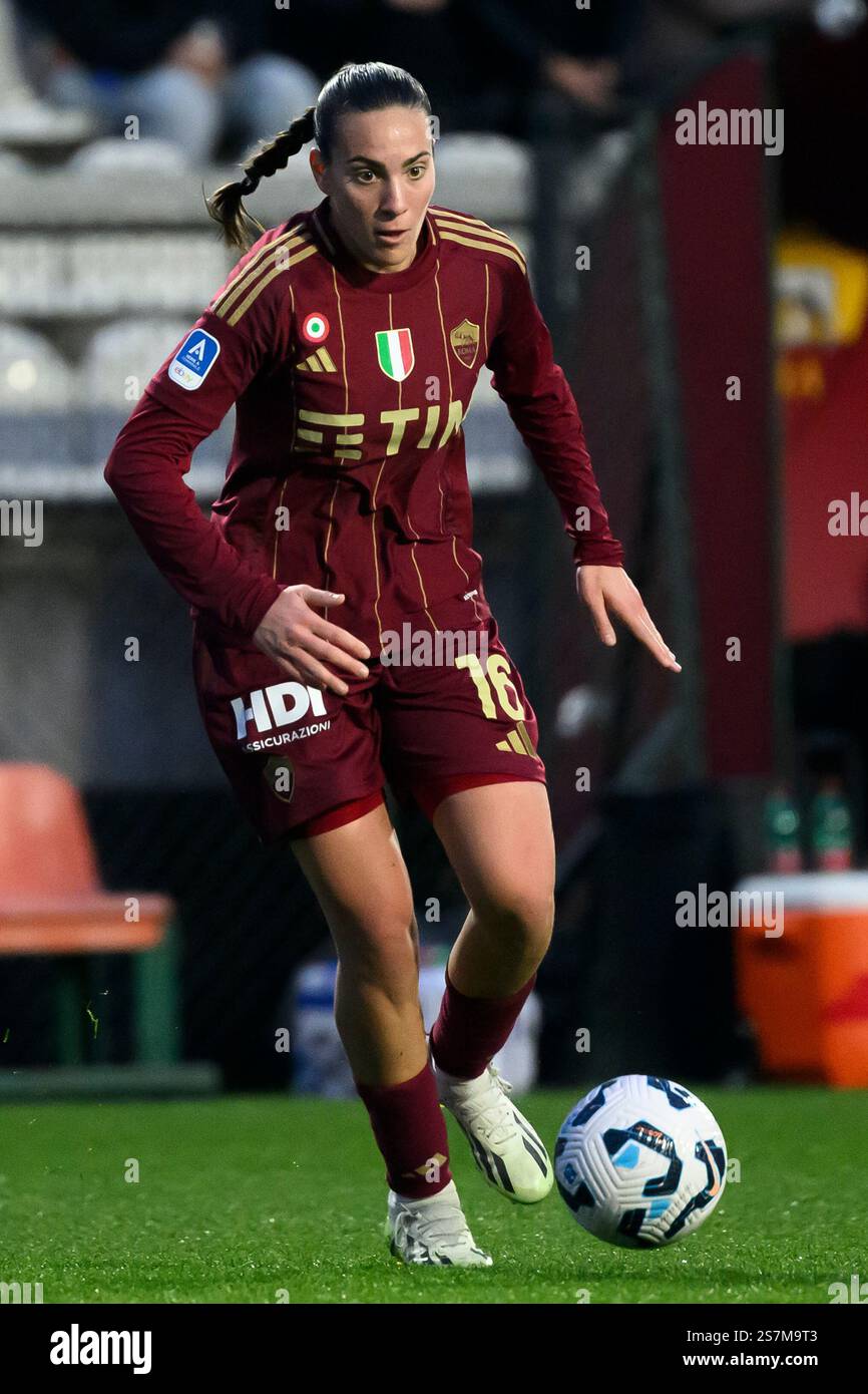 Alice Corelli Of AS Roma In Action During The Women s Serie A 2024 2025 alice-corelli-of-as-roma-in-action-during-the-women-s-serie-a-2024-2025