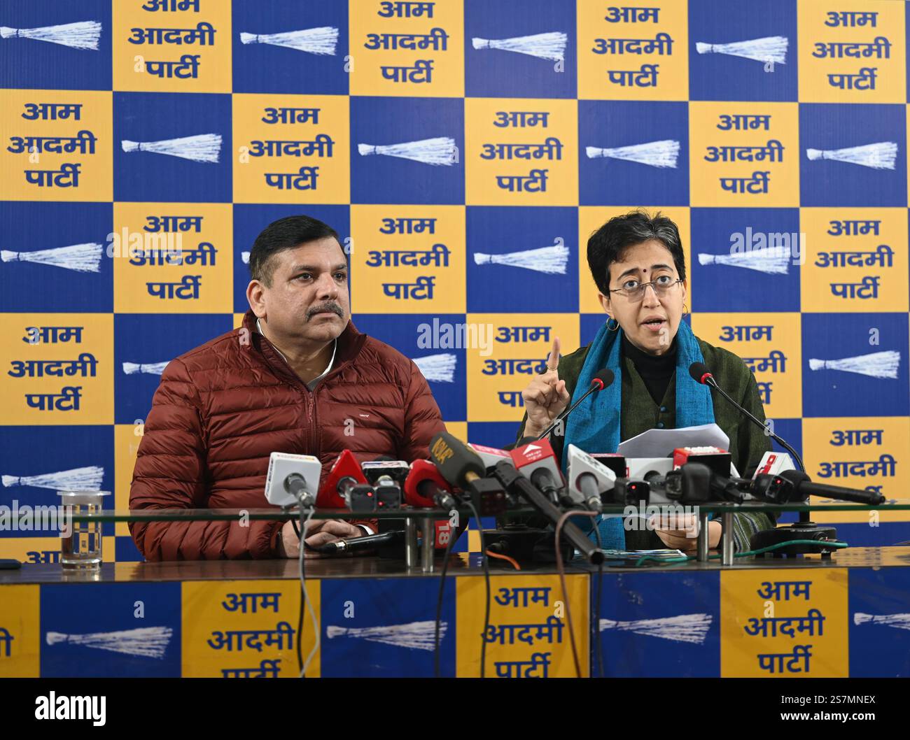NEW DELHI, INDIA - JANUARY 19: Delhi Chief Minister and AAP leader ...