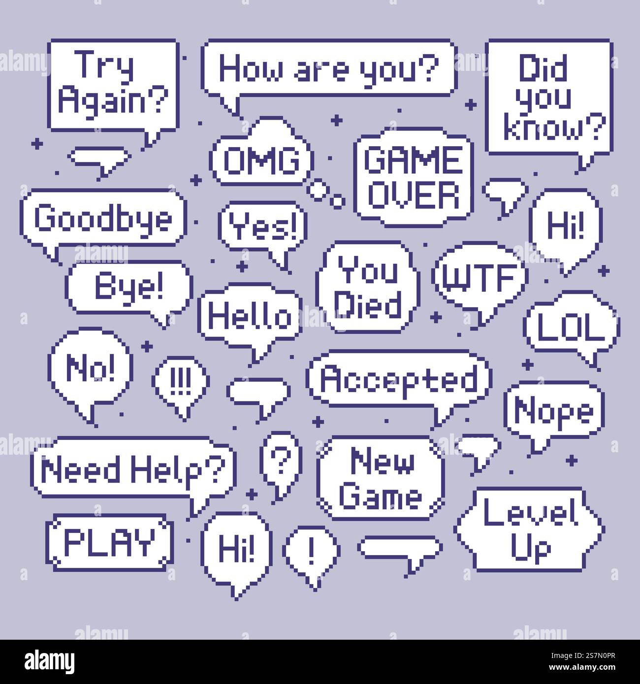 Text message bubble say hi Stock Vector Images - Alamy