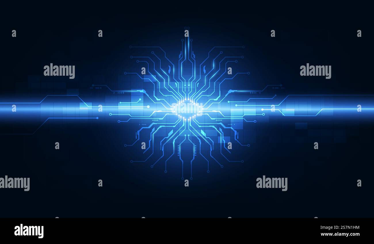 Abstract digital technology operating system background template vector ...