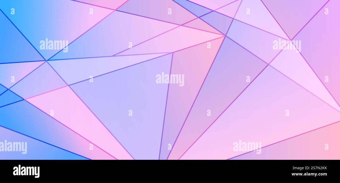 Abstract blue and pink gradient polygonal pattern background and ...