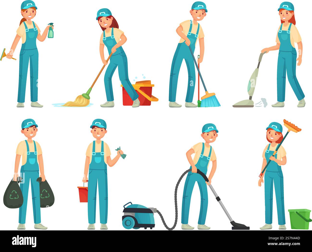 Household domestic staff uniform hi-res stock photography and images ...