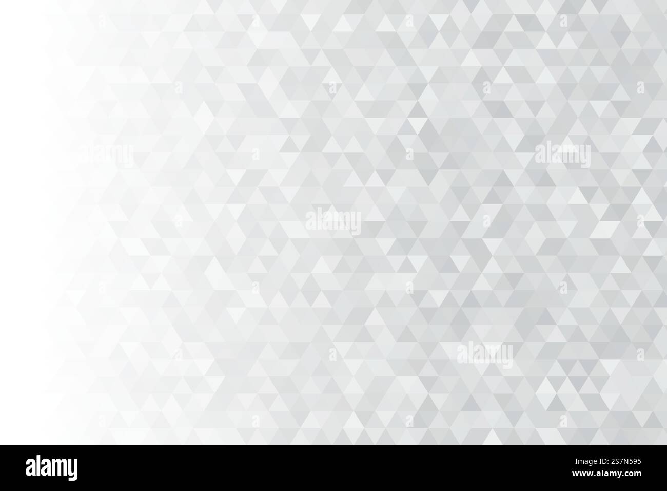 Abstract triangular background. Many digital gray triangles look modern. Stock Vector
