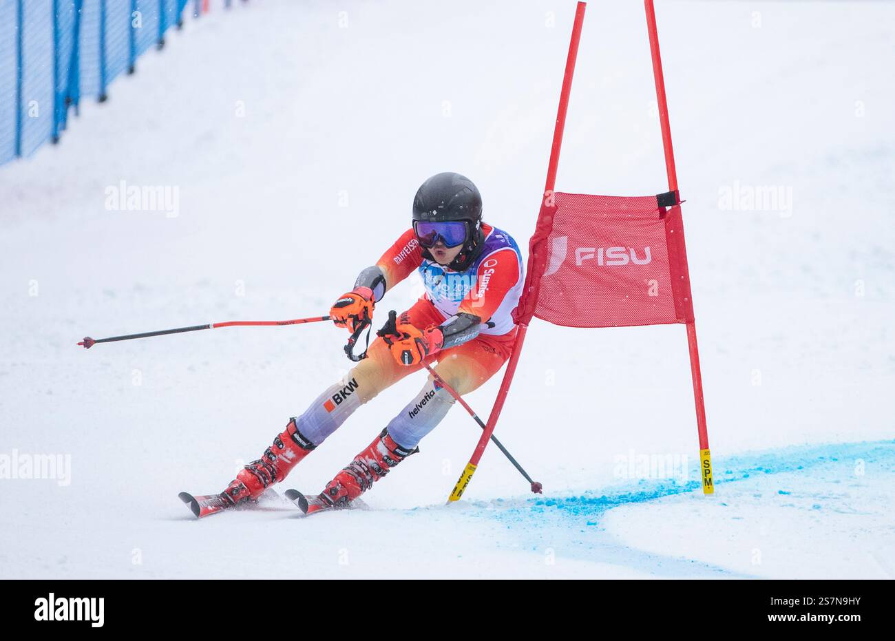 (250120) BARDONECCHIA, Jan. 20, 2025 (Xinhua) Liu Xiangqi of