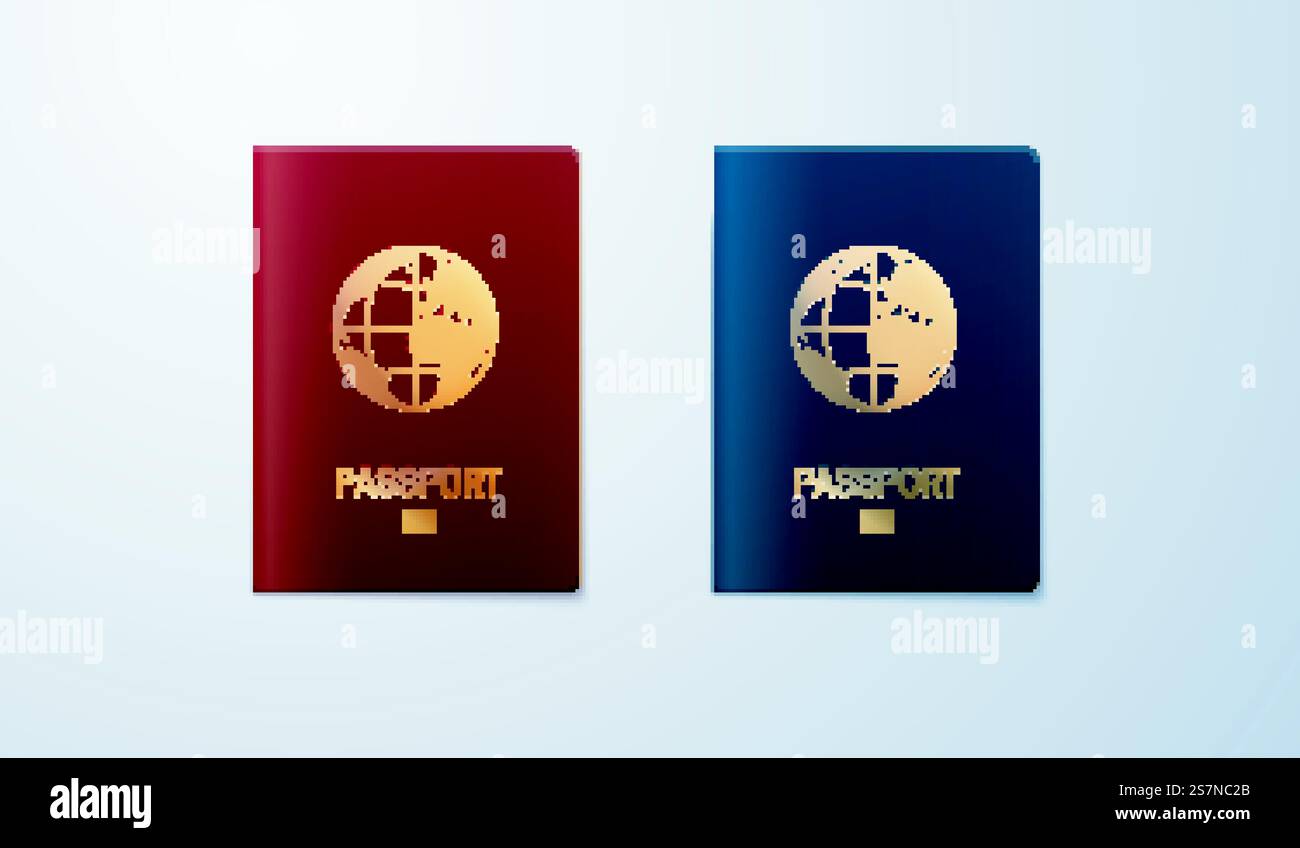 International passport templates Stock Vector Image & Art - Alamy