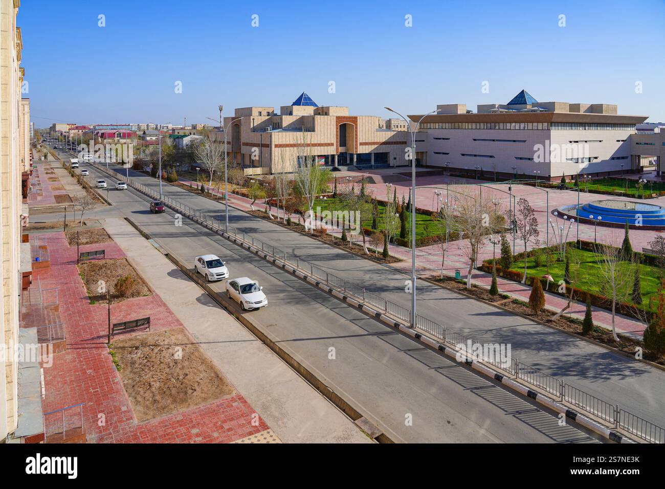 Nukus Museum of Art or Igor Savitsky Museum in the capital of Karakalpakstan, is nicknamed the Louvre of Uzbekistan, Central Asia Stock Photo