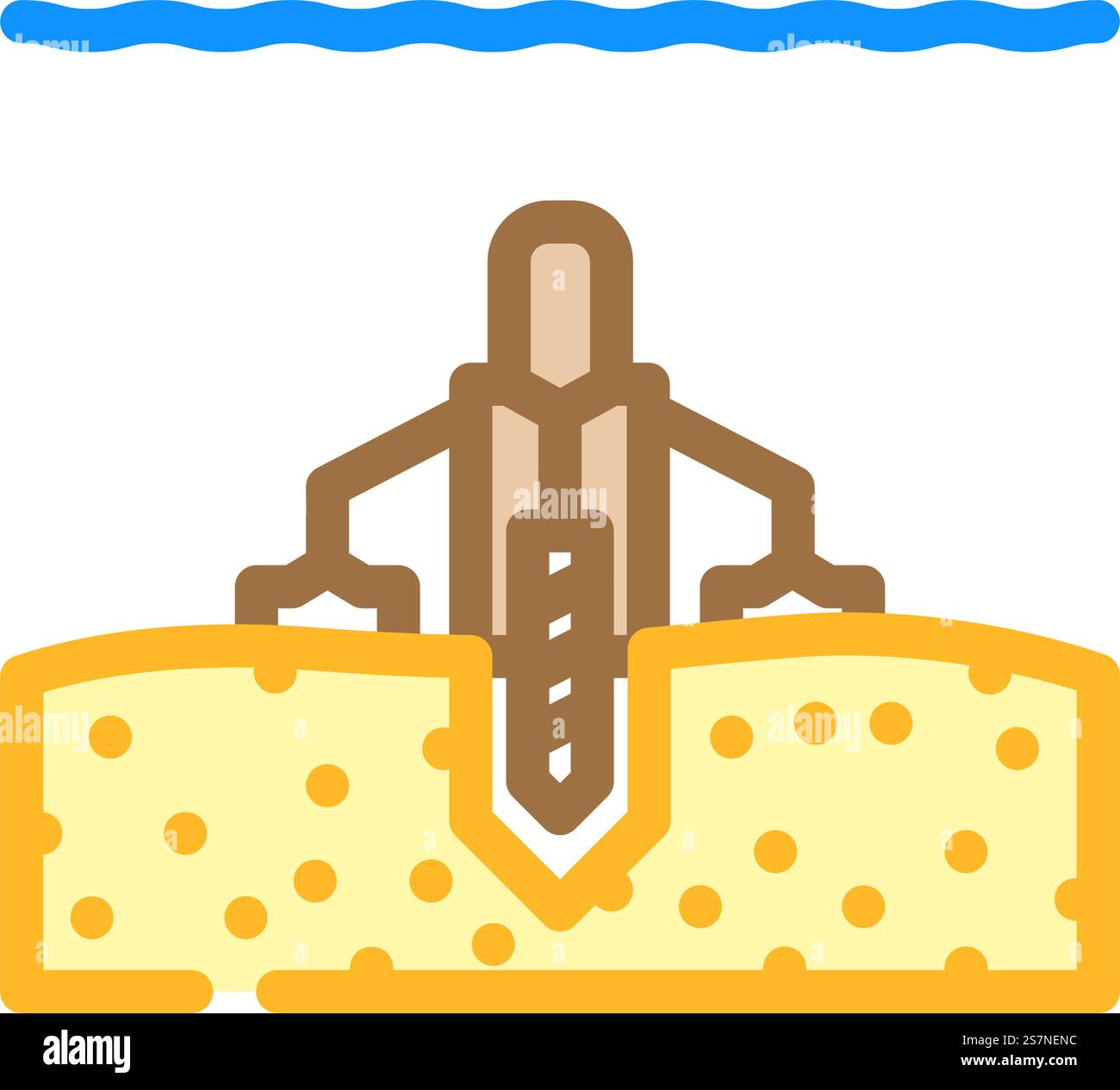 Offshore safety drilling Stock Vector Images - Alamy