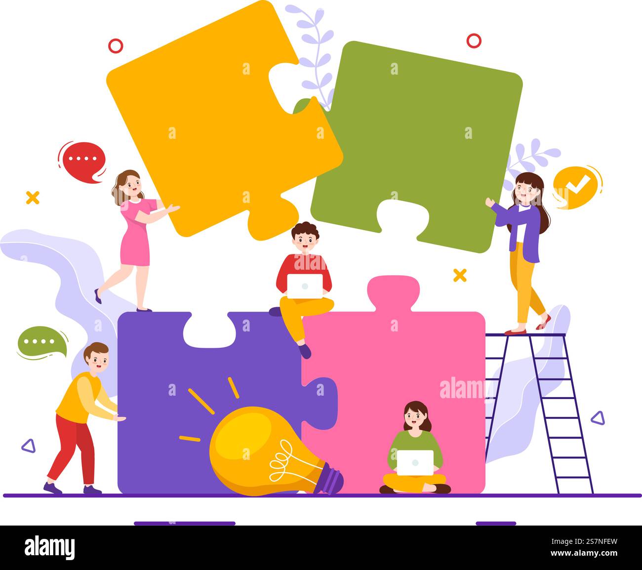 Soft Skills Vector Illustration of Office Workers Empathy ...