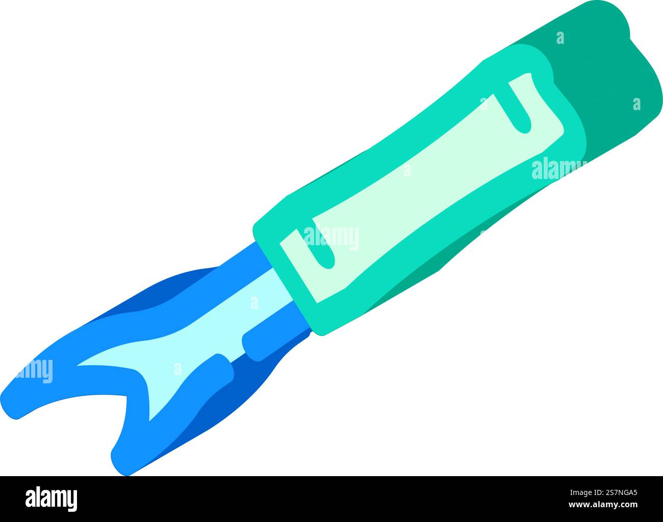 stitch ripper knitting wool isometric icon vector. stitch ripper ...