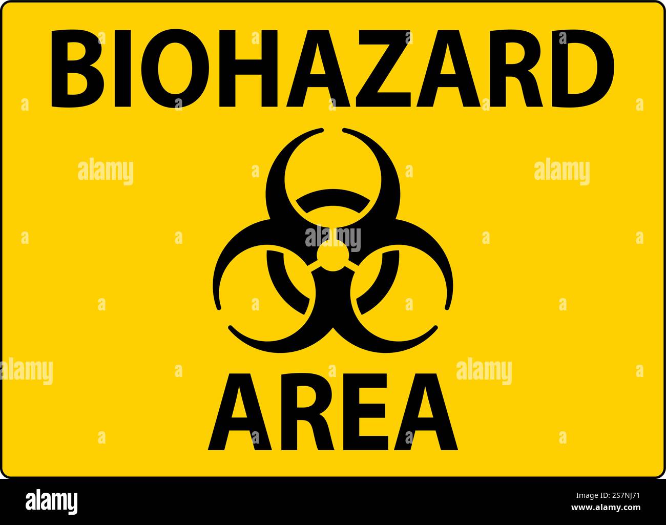 Biohazard Sign, Biohazard Area Stock Vector Image & Art - Alamy