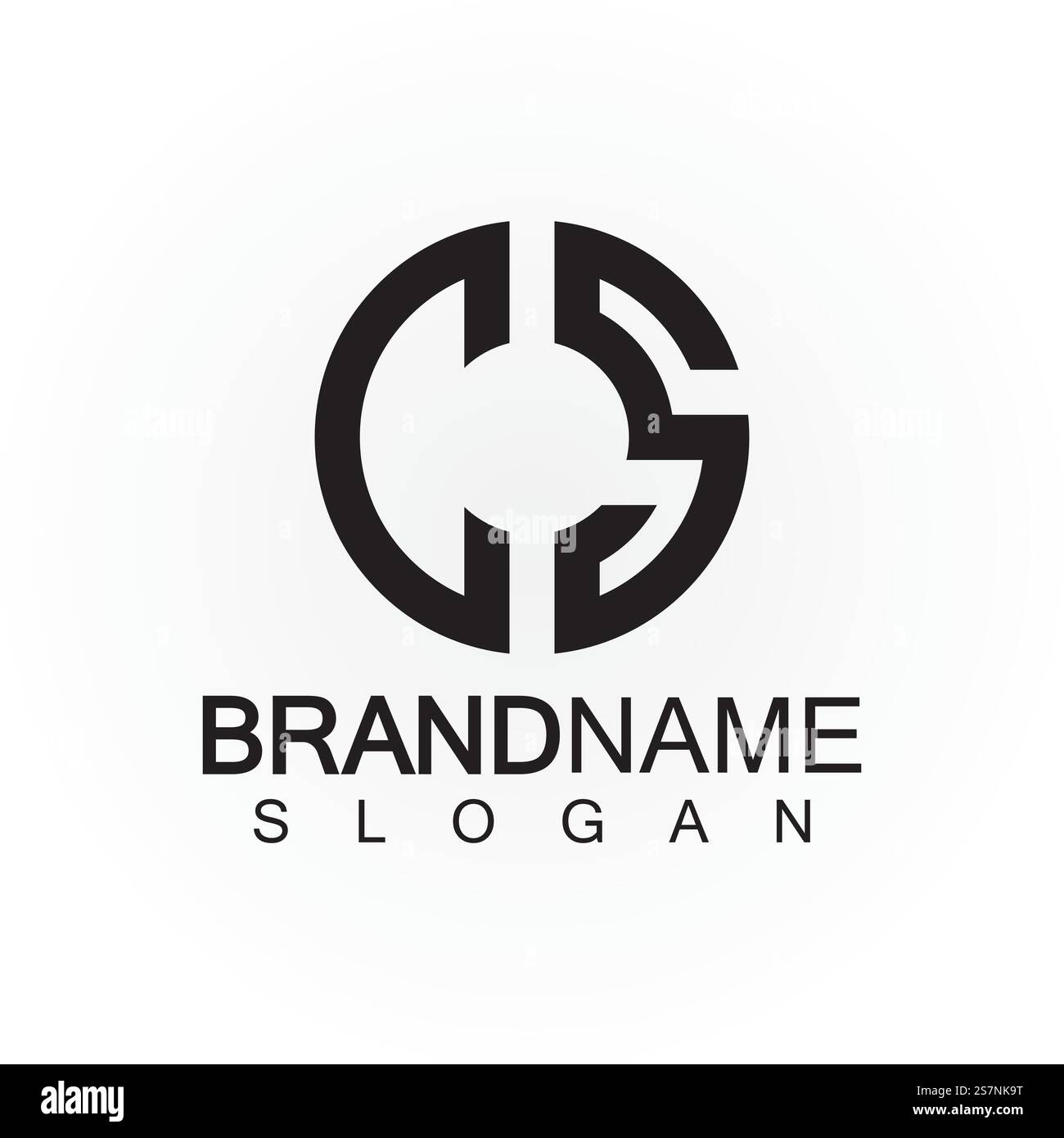 Alphabet letters monogram logo CS,SC,S and C, elegant and Professional ...