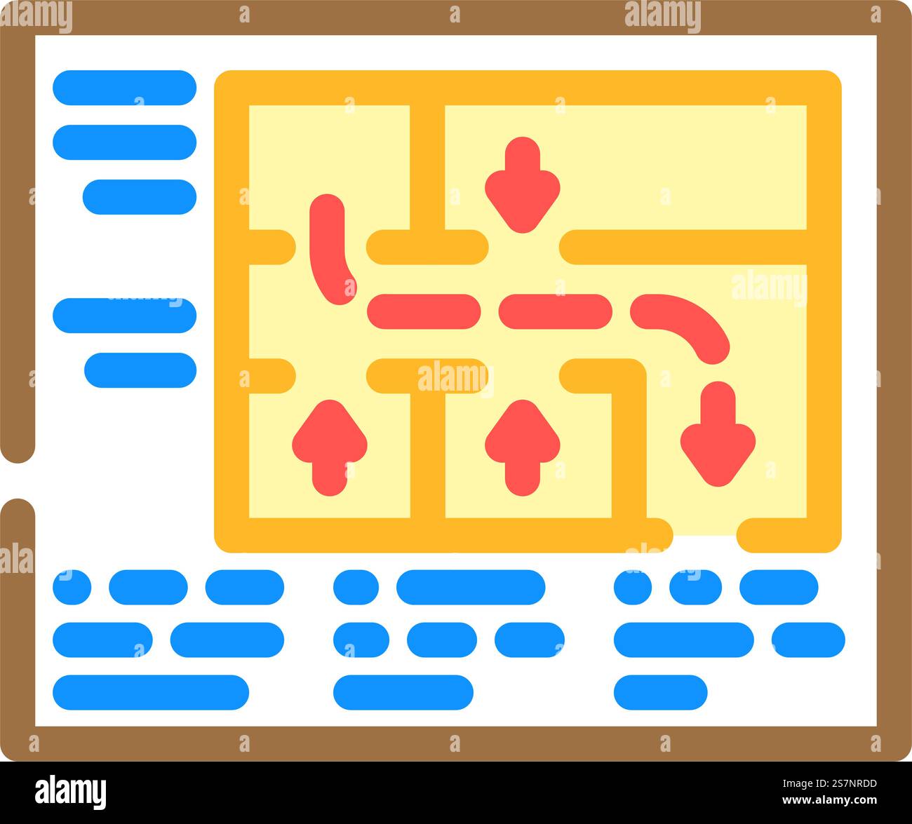 safety plan emergency color icon vector. safety plan emergency sign ...