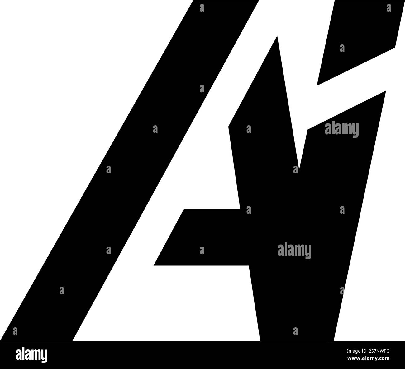 Ai initial letter logo vector Stock Vector Image & Art - Alamy