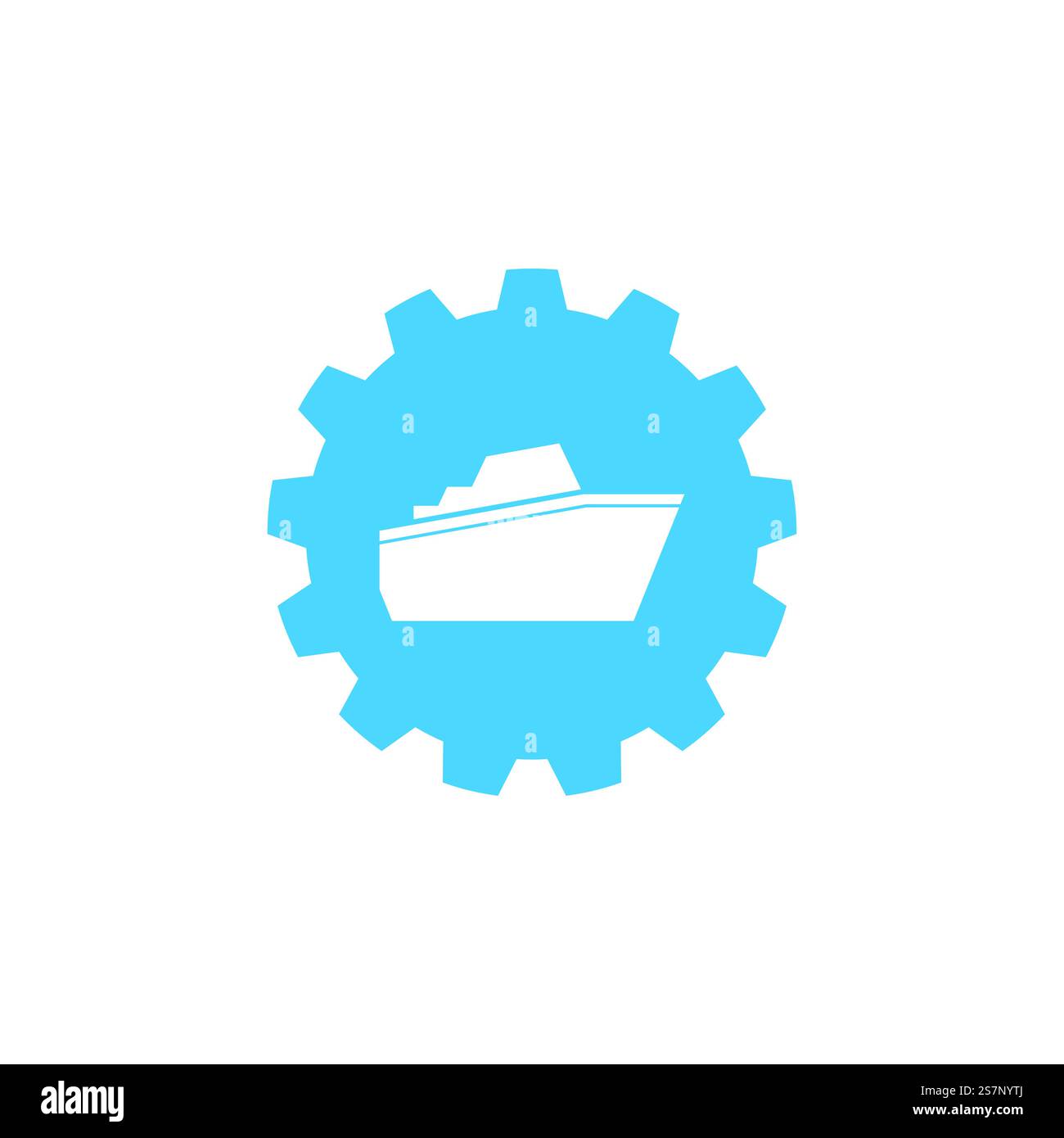 Cruise ship Logo icon Template vector flat design Stock Vector Image ...