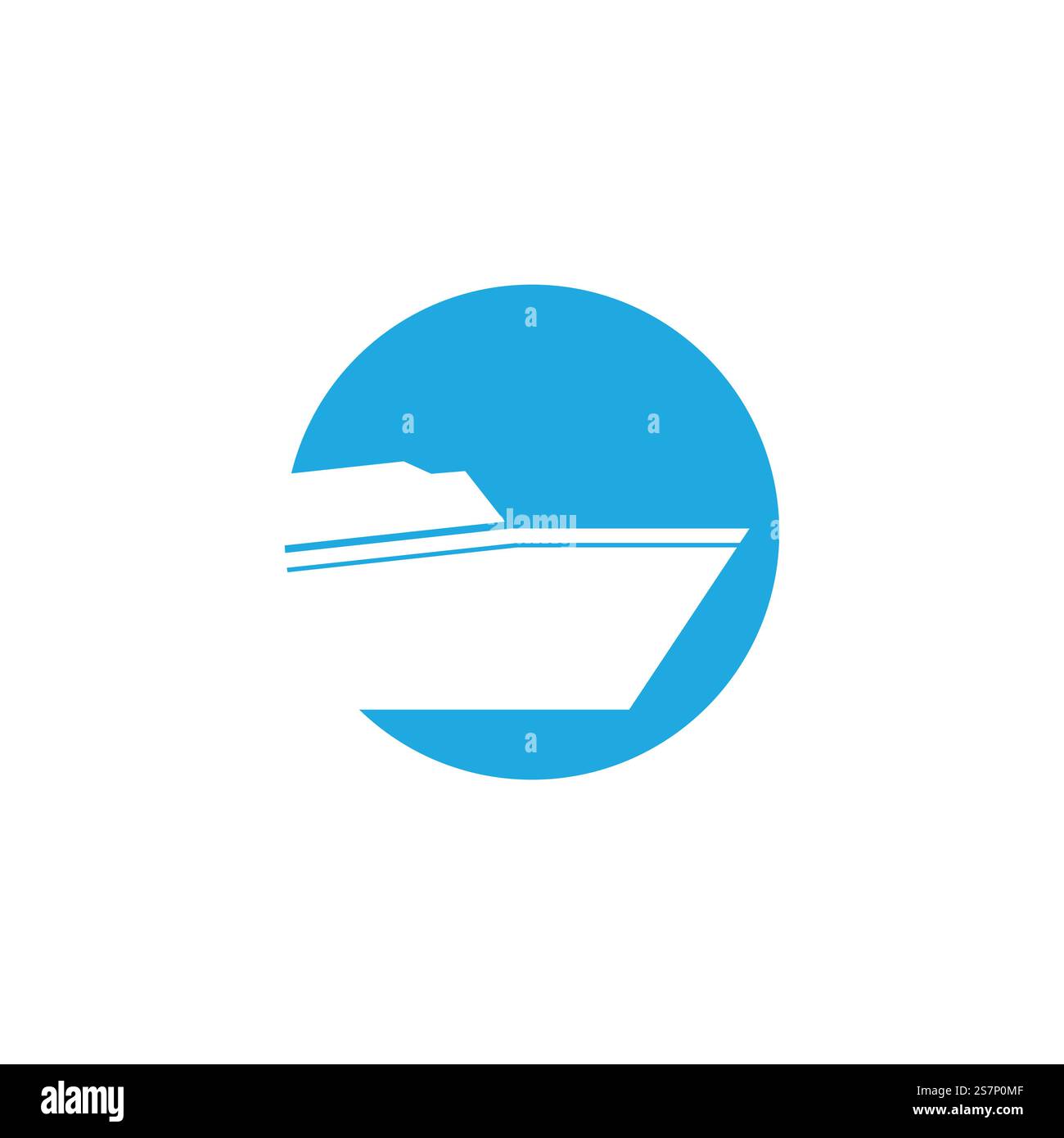 Cruise ship Logo icon Template vector flat design Stock Vector Image ...