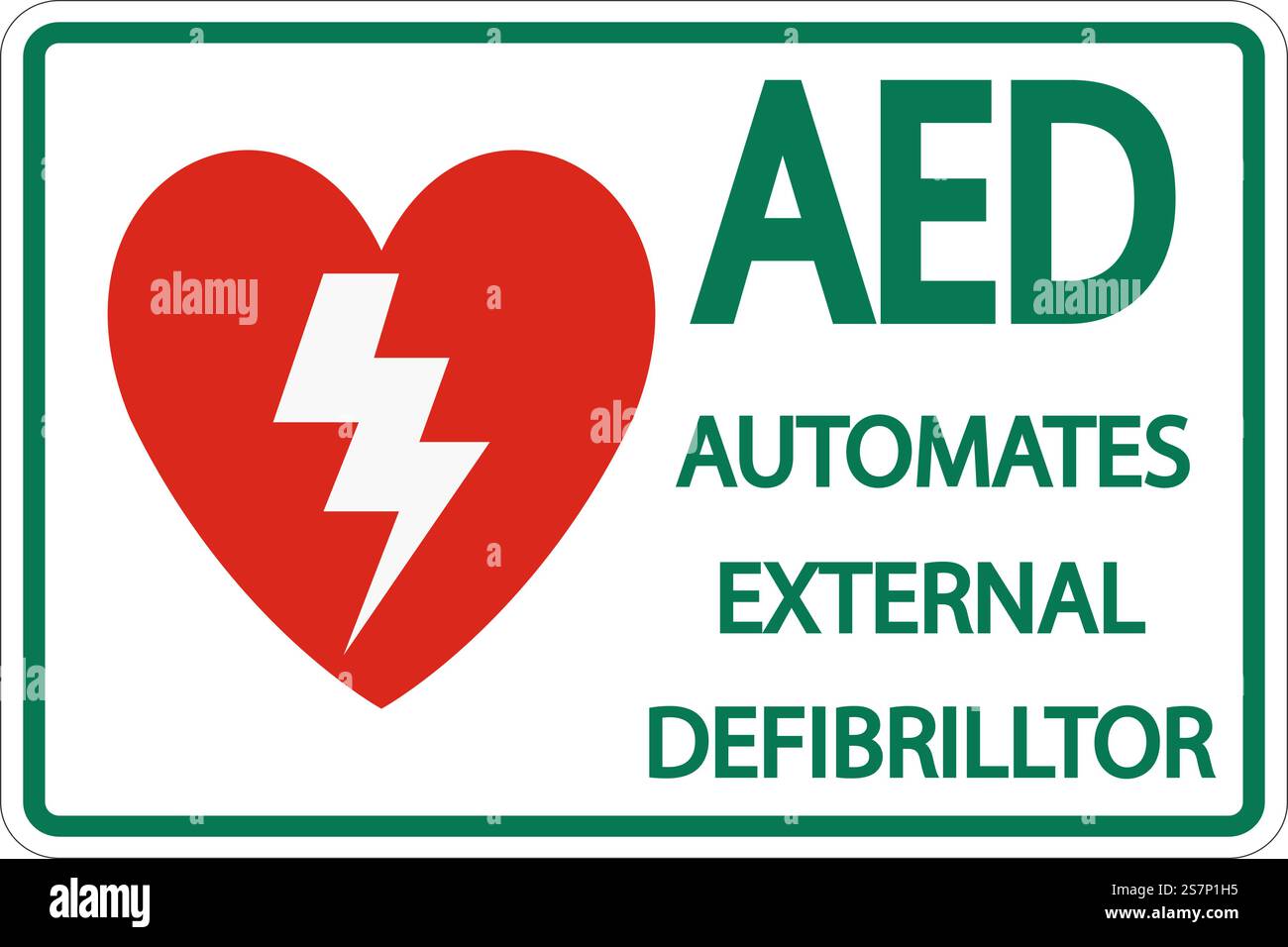Face Adhesive AED Sign Symbol,label icon on white background Stock ...