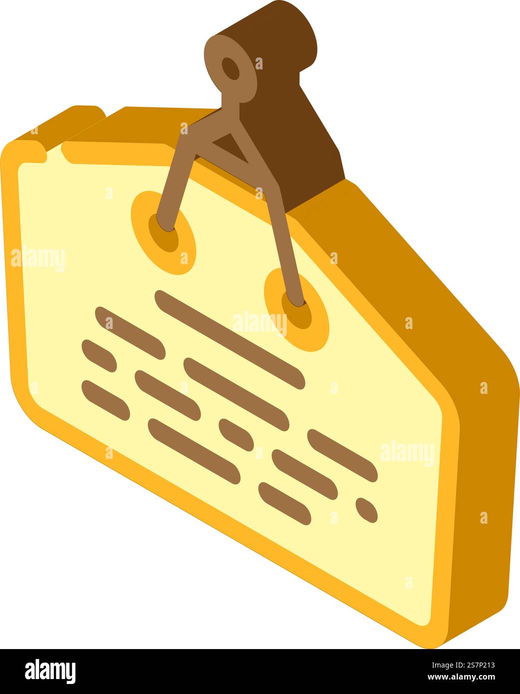 ema wooden plaques shintoism isometric icon vector. ema wooden plaques ...