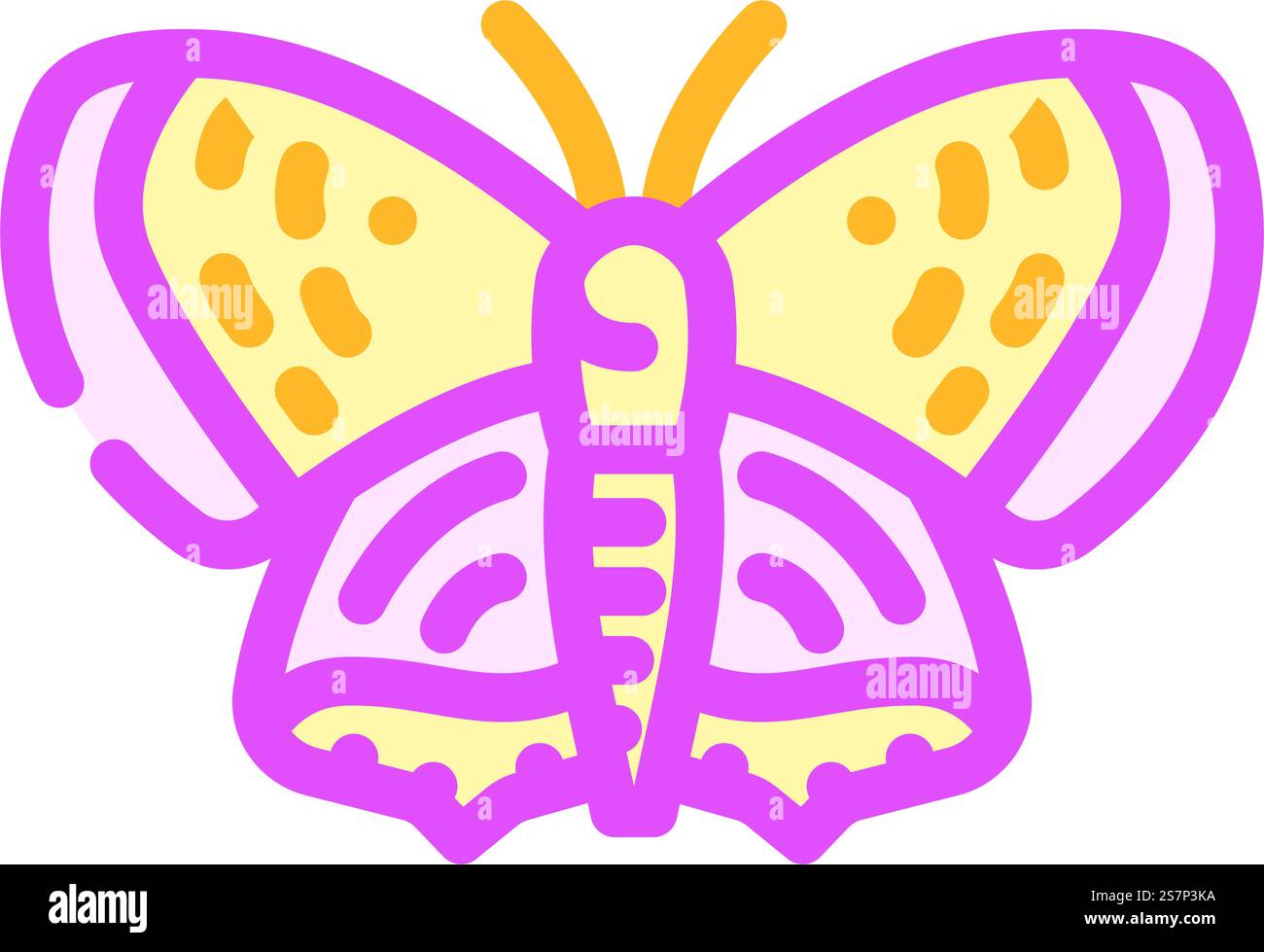 american copper insect color icon vector. american copper insect sign ...