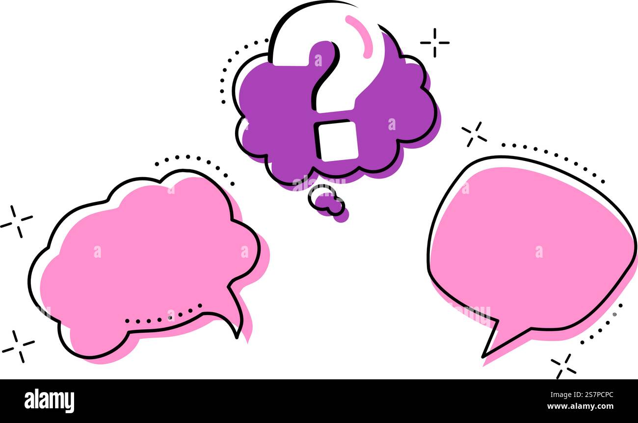 Repeated Questions Vector The concept of frequently asked questions. A flat vector illustration ...