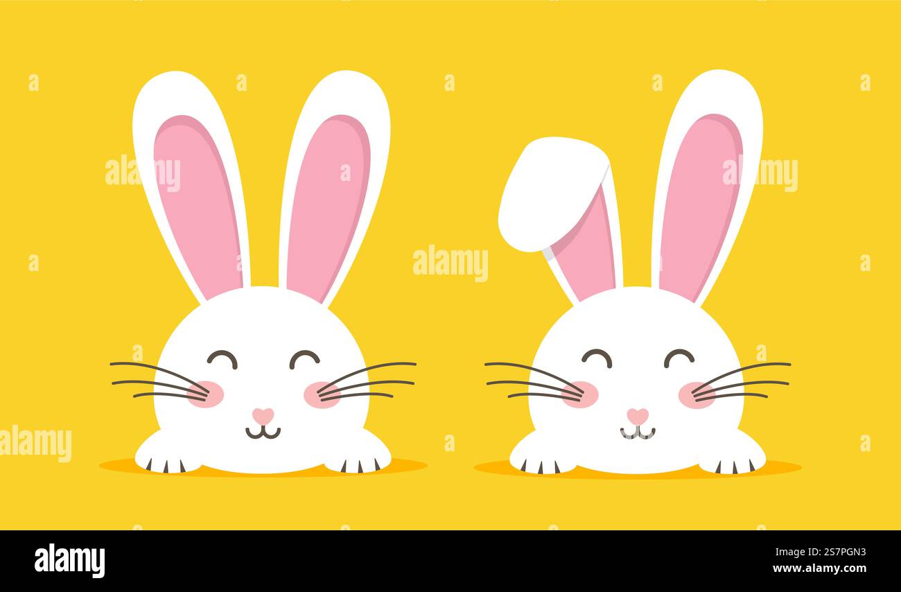 Easter rabbit, easter Bunny. Vector illustration Stock Vector Image ...