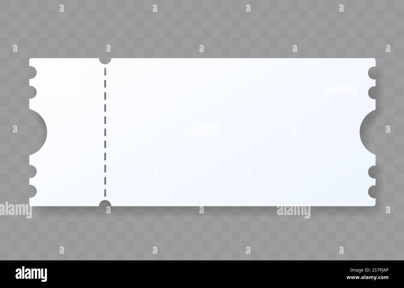 paper coupon on transparent background, promo voucher. Vector. paper ...