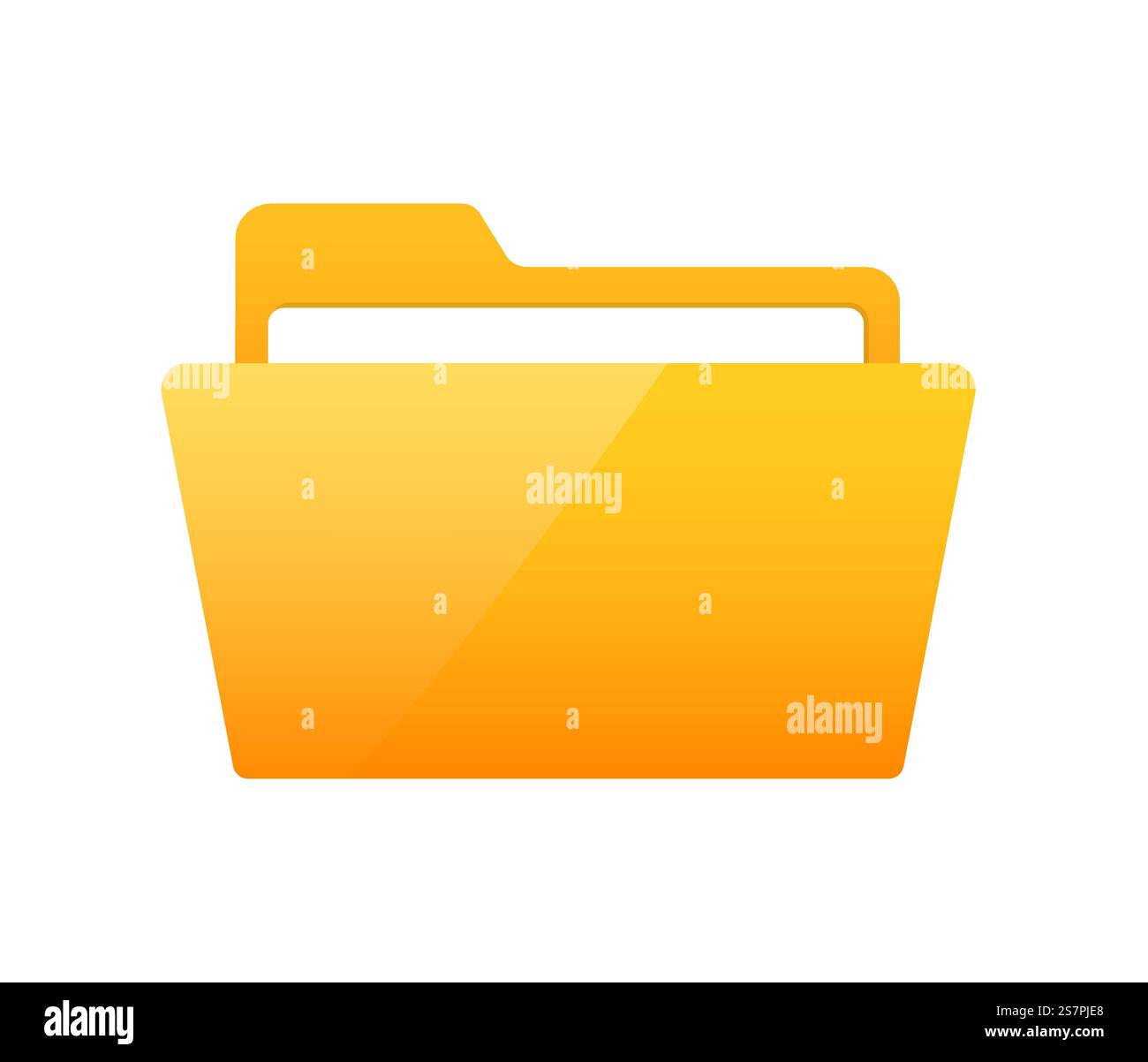 Flat folder icon vector illustration Stock Vector Image & Art - Alamy