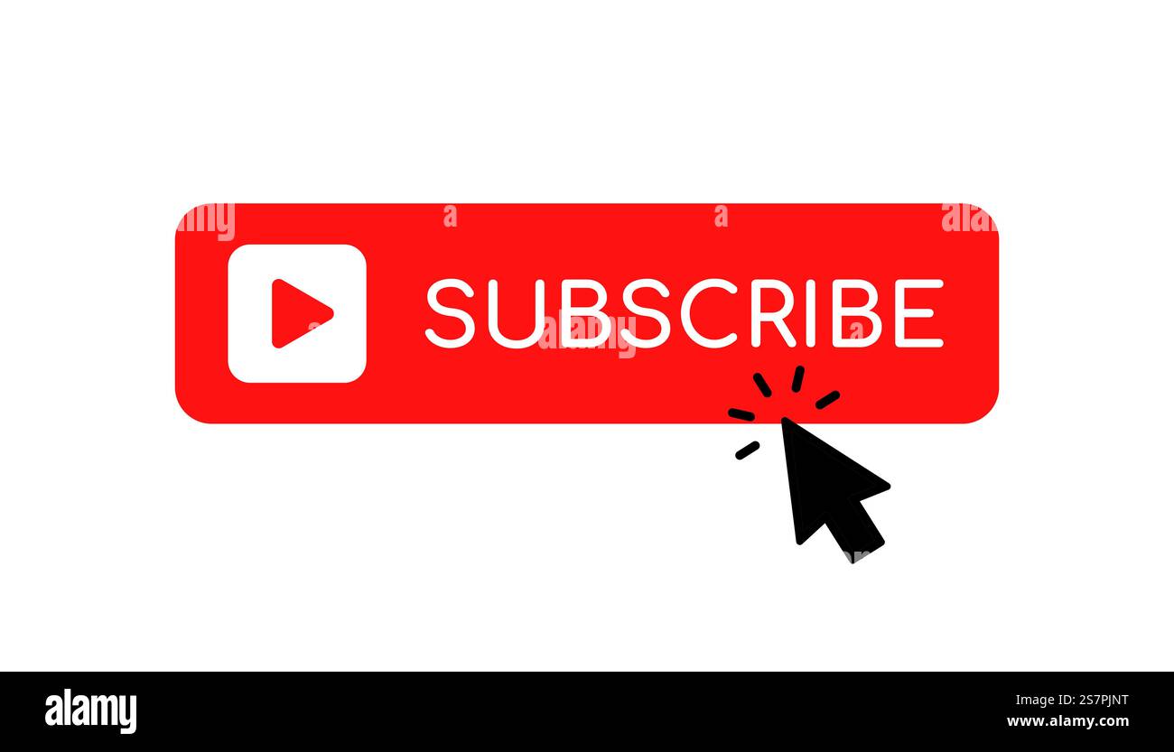 Subscribe button icon vector set Stock Vector Image & Art - Alamy