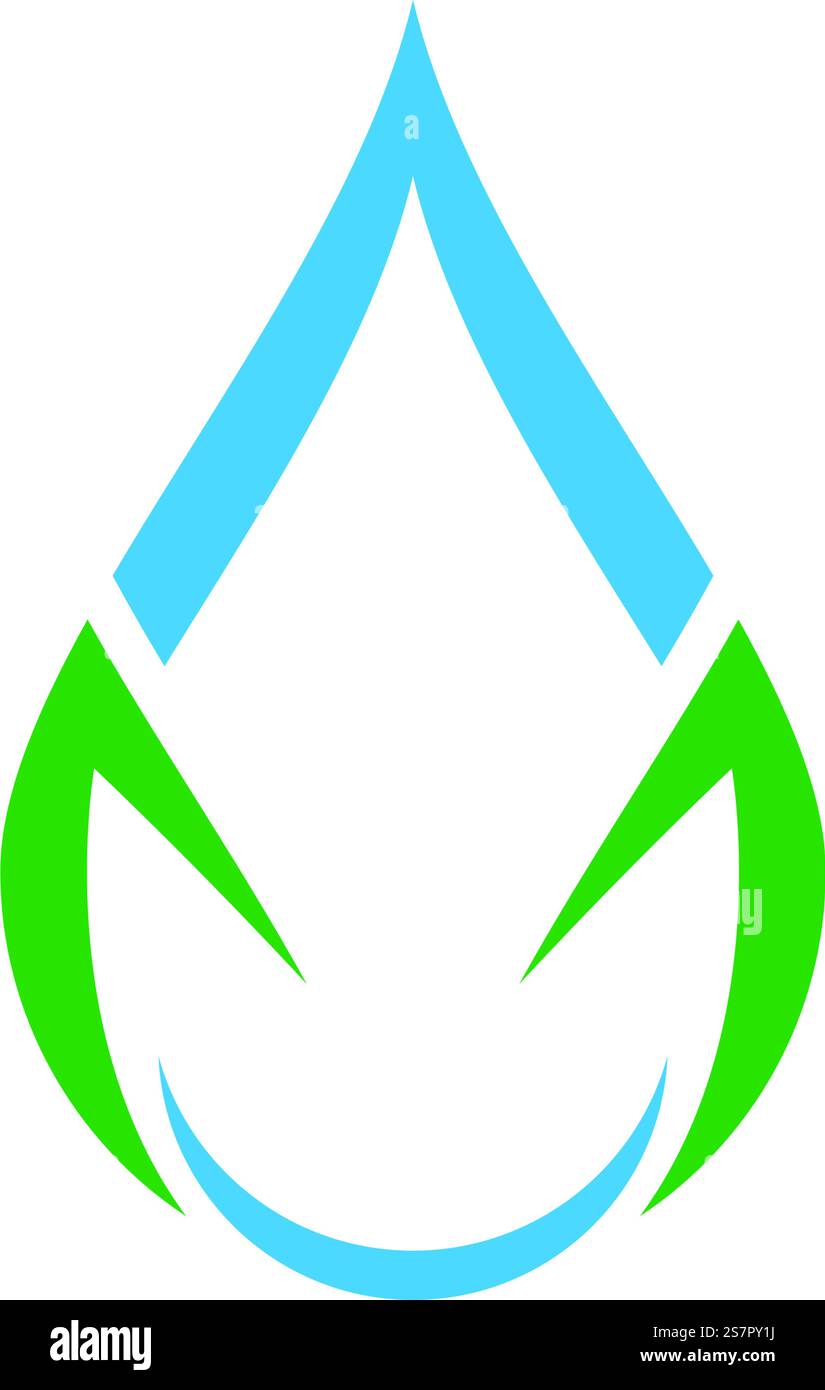 Water drop illustration logo vector design Stock Vector Image & Art - Alamy