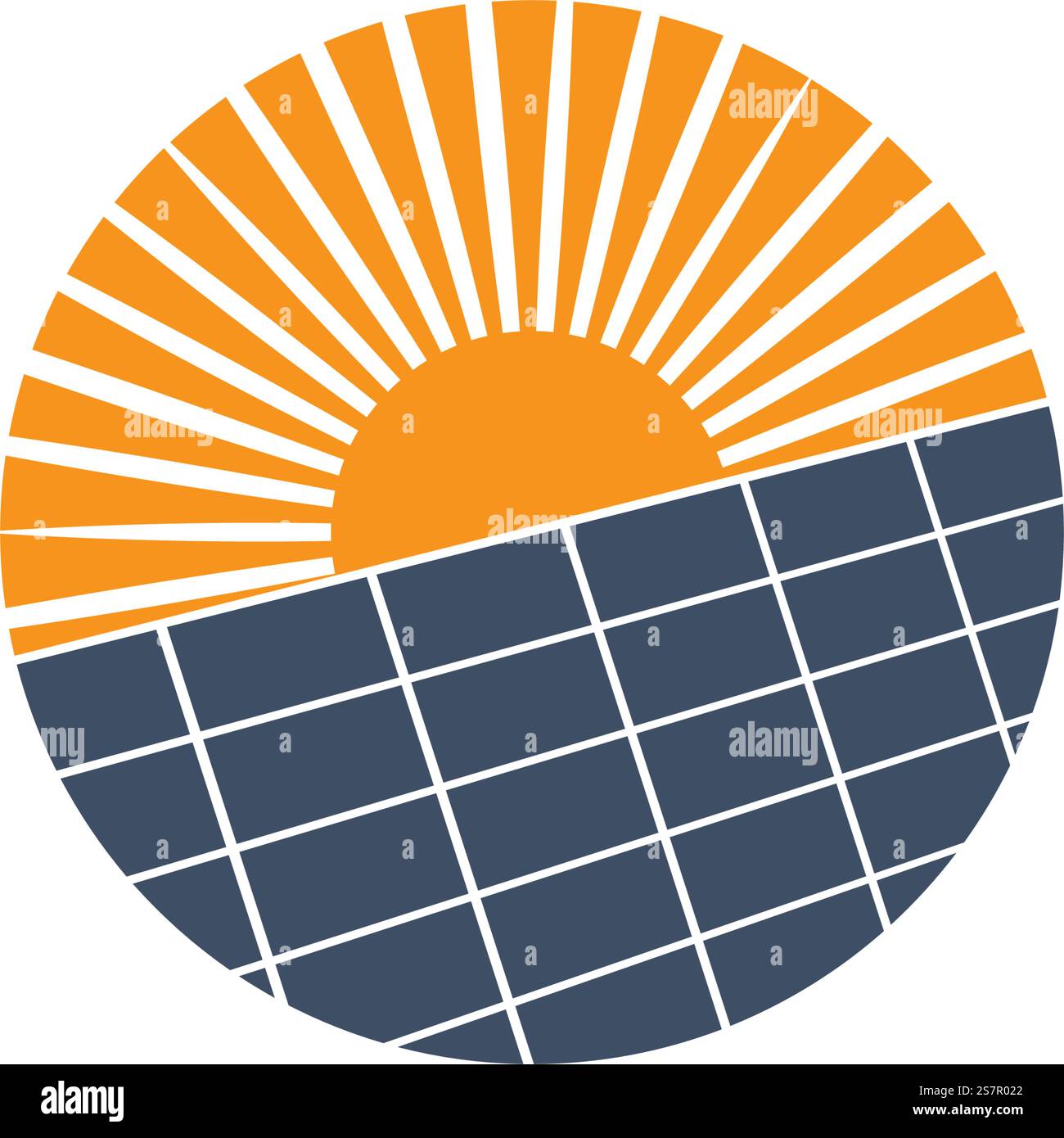 Solar panel Solar energy logo vector flat design Stock Vector Image ...