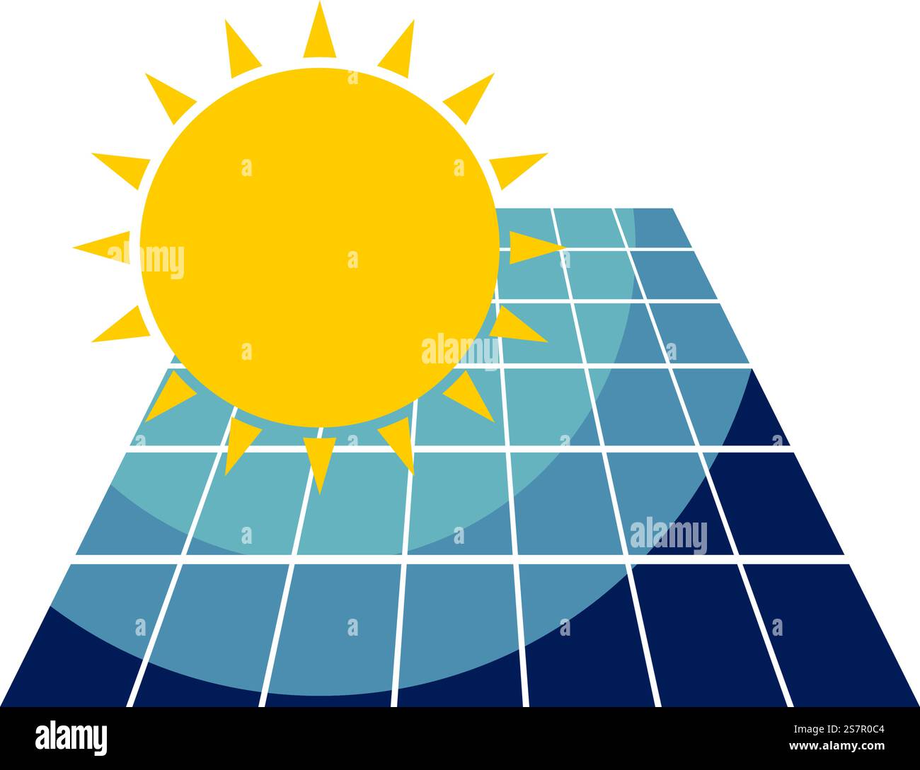 Solar panel Solar energy logo vector flat design Stock Vector Image ...
