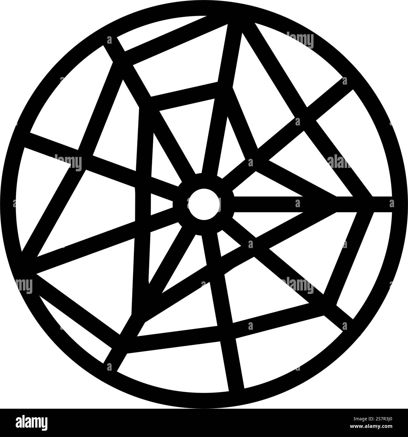 radar risk line icon vector. radar risk sign. isolated contour symbol ...
