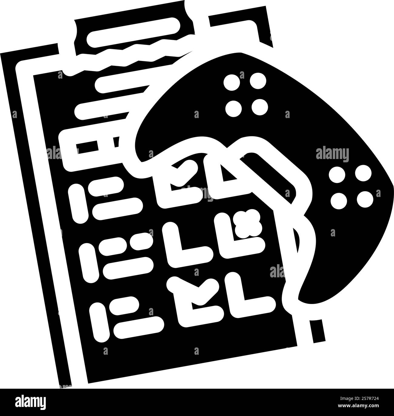 testing game development glyph icon vector. testing game development sign. isolated symbol illustration. testing game development glyph icon vector illustration Stock Vector