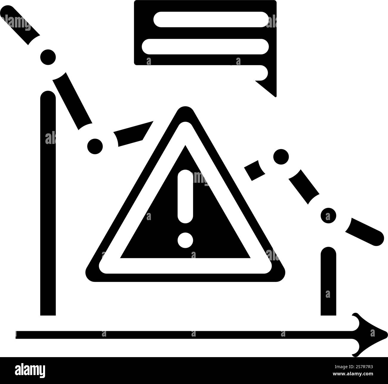 Risk assessment reduction icon Black and White Stock Photos & Images ...