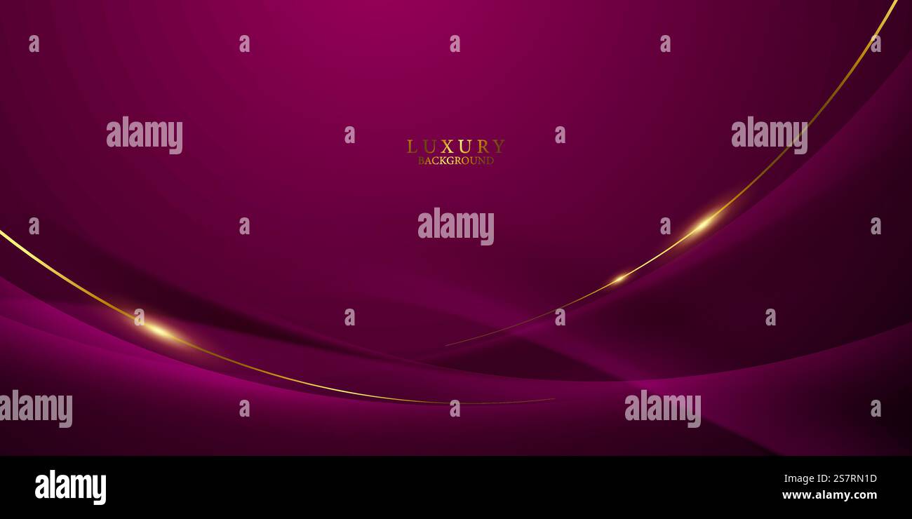 purple abstract background with luxury golden elements vector ...