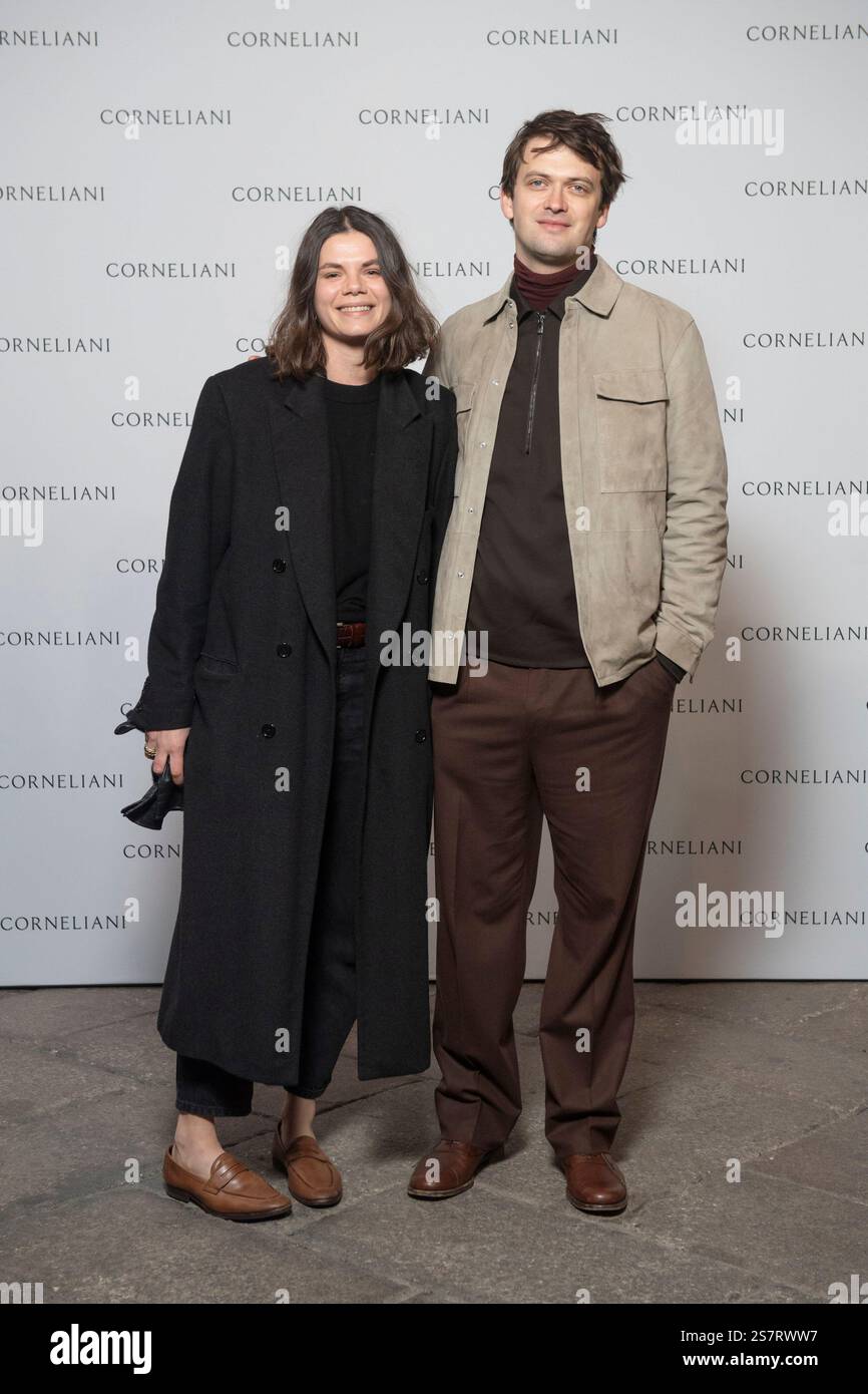 Italy. 18th Jan, 2025. Amina Marazzi Gandolfi, Dino Longo Sabanovic ...