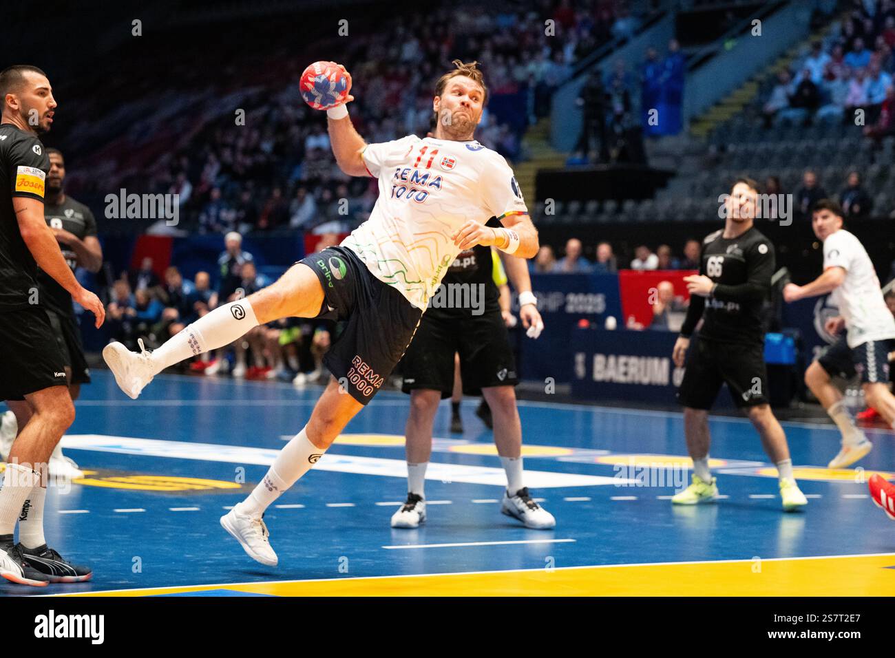Oslo, Norway. 19th, January 2025. Petter Overby (11) of Norway seen