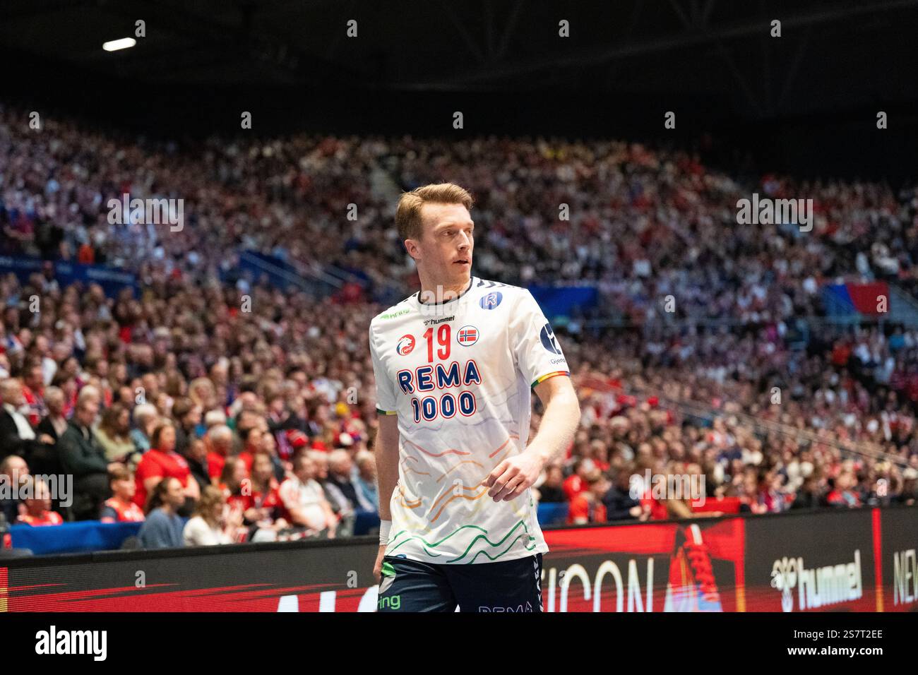 Oslo, Norway. 19th, January 2025. Kristian Bjornsen (19) of Norway seen