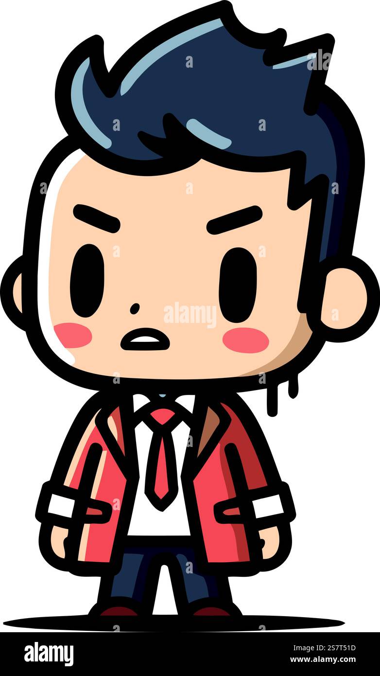 Businessman Cartoon Character Business Vector Illustration Stock Vector ...